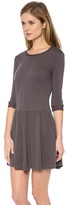 Thumbnail for your product : Three Dots Crew Neck Dress with 3/4 Sleeves