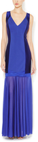 Thumbnail for your product : Halston Satin Contrast Gown