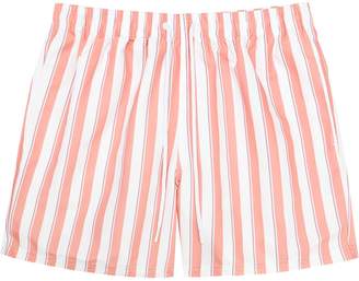 Reiss Our last order date for Christmas has now passed FLINT STRIPED SWIM SHORTS Soft Pink