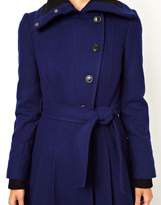 Thumbnail for your product : ASOS Skater Coat With Rib Collar