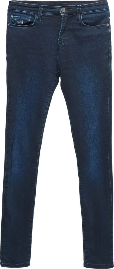 Logo-Embroidered Jeans