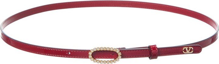Valentino Vlogo Signature Patent Belt