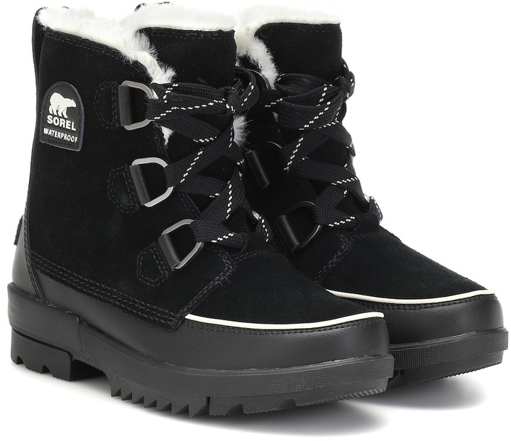 black sorel boots women