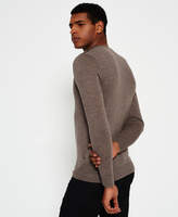 Thumbnail for your product : Superdry Call Sheet Merino Button Crew Neck Sweater