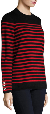 Sandro H15 Smila Striped Sweater