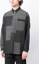Thumbnail for your product : White Mountaineering Checked Button-Up Jacket