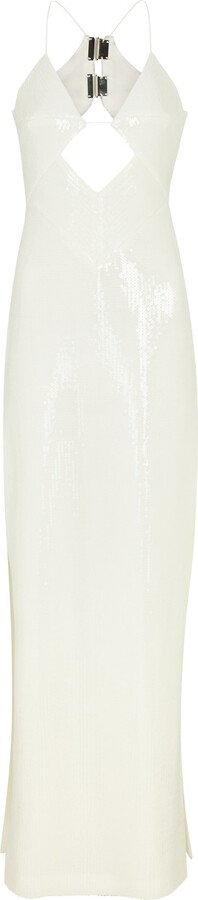 Galvan Kite Cut-out Sequin Gown