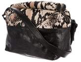 Thumbnail for your product : Derek Lam 10 Crosby Ponyhair-Trimmed Crossbody Bag
