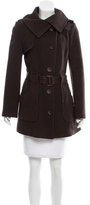 Thumbnail for your product : Mackage Wool Leather-Accented Coat