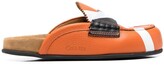 Thumbnail for your product : college Colour-Block Leather Mules