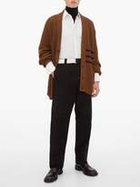 Thumbnail for your product : Rochas Wish Striped Wool Cardigan - Mens - Brown
