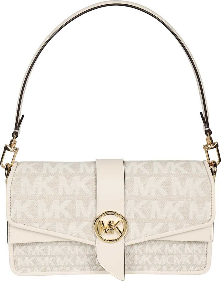 MICHAEL BY MICHAEL KORS - GREENWICH LEATHER SHOULDER BAG