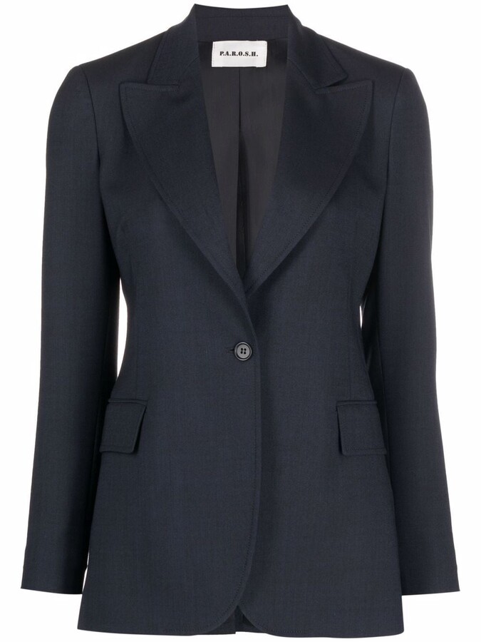 women's long tailored blazer