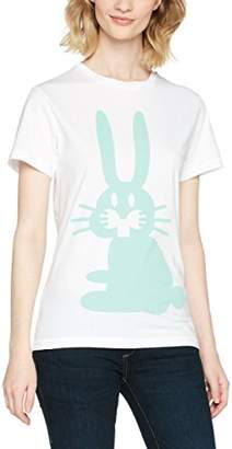 Peter Jensen Women's Rabbit T-Shirt, /Mint, (Manufacturer Size: S)
