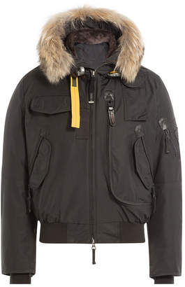 Parajumpers Down Jacket with Fur-Trimmed Hood