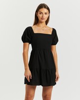 Thumbnail for your product : Atmos & Here Atmos&Here - Women's Black Mini Dresses - Oriana Mini Dress - Size 8 at The Iconic