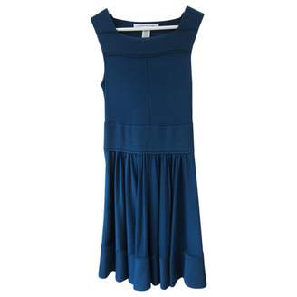 Diane von Furstenberg \N Blue Wool Dress for Women
