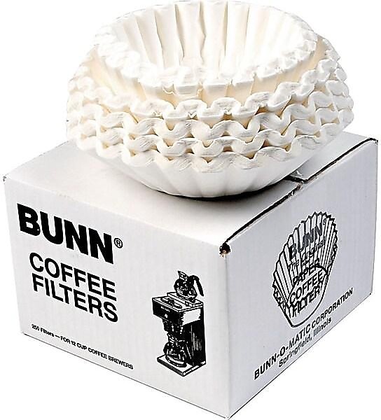 Bunn-O-Matic 12-Cup Paper Coffee Filter, Basket, 250/Pack (BUN00525)