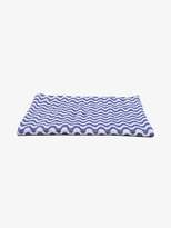 Thumbnail for your product : Frescobol Carioca Blue wave-stripe linen beach towel