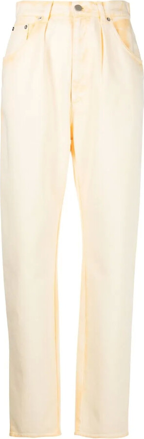 Alberta Ferretti Faded Tapered Jeans