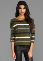 Thumbnail for your product : Michael Stars Dropped Shoulder Boatneck Tee