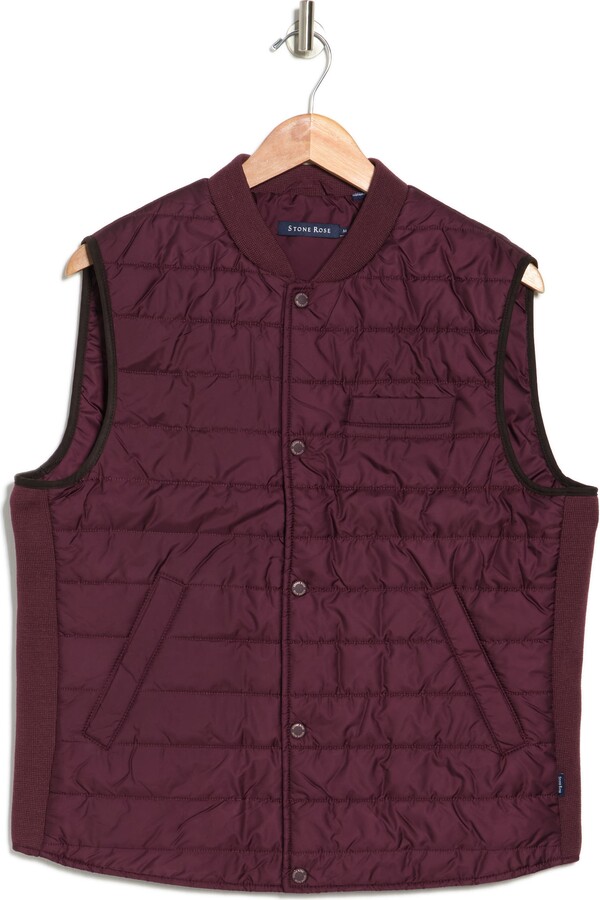 Stone Rose Water Repellent Quilted Vest ShopStyle Outerwear