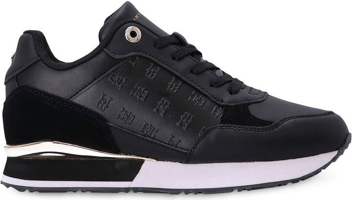 Silicon med tiden nordøst Tommy Hilfiger Women's Black Sneakers & Athletic Shoes on Sale | ShopStyle