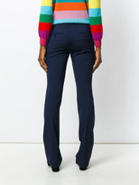 Thumbnail for your product : Gucci moth embroidered flared trousers