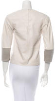 Thumbnail for your product : J Brand Leather Top w/ Tags