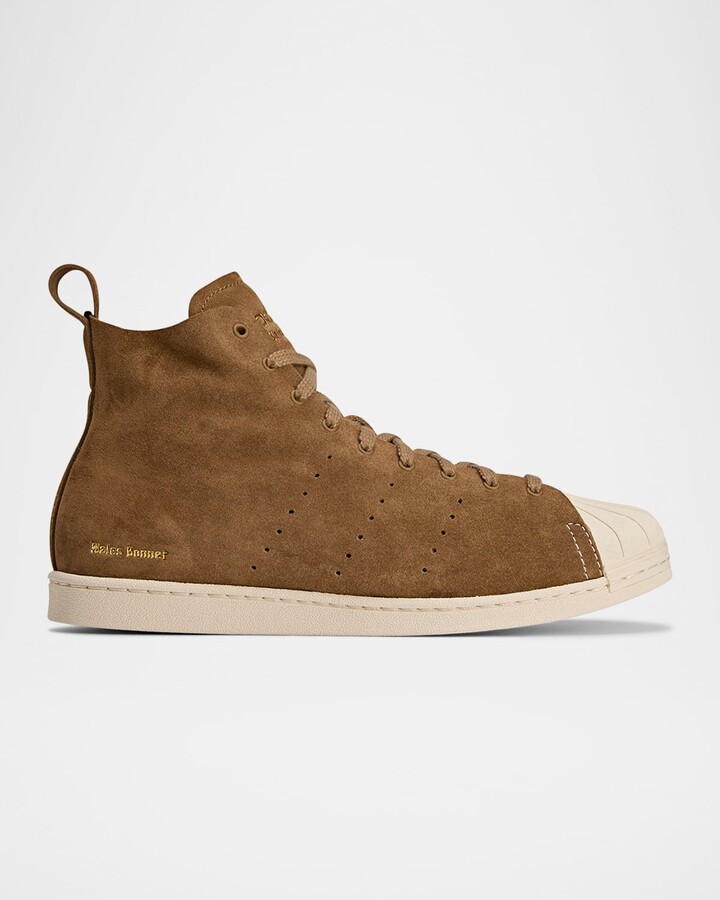 ADIDAS X WALES BONNER x Wales Bonner Men's Superstar Suede High-Top Sneakers