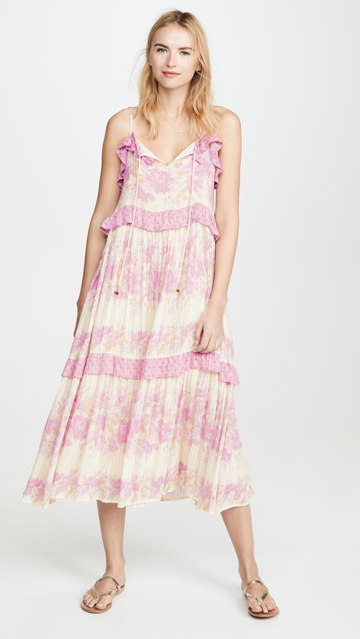 ワンピース Spell & The Gypsy Coco Lei Strappy Spell & The Gypsy Coco Lei Strappy Gown Lilac 194111A16