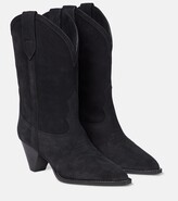 Thumbnail for your product : Isabel Marant Luliette suede Western boots