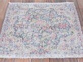 Thumbnail for your product : Hand Knotted Multicolored Overdyed & Vintage with Worn Wool Oriental Rug