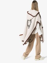 Thumbnail for your product : Burberry Carla logo knit hooded cape