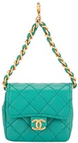 Thumbnail for your product : Chanel Pre Owned 1989 diamond-quilted CC pouch