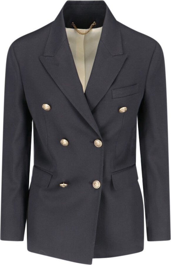 Golden Goose Double-Breasted Blazer Black