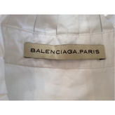 Thumbnail for your product : Balenciaga White Cotton Top