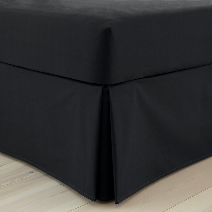 Dunelm Pure Cotton Valance Black ShopStyle Duvet Cover