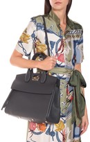 Thumbnail for your product : Ferragamo Studio Large leather tote