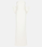 Thumbnail for your product : Rebecca Vallance Bridal Rosette crepe gown