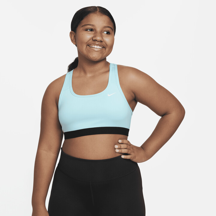 Nike Dri-FIT Indy Big Kids' (Girls') Sports Bra (Extended Size) in Black -  ShopStyle