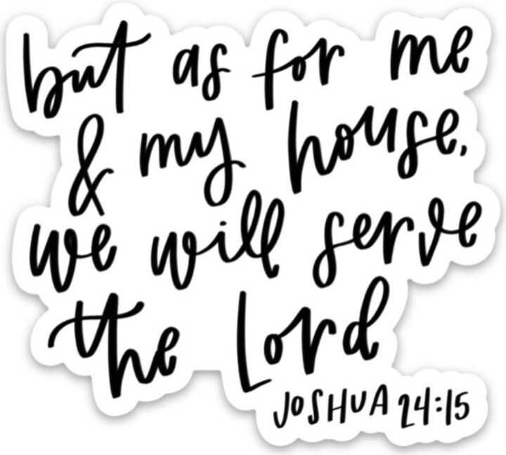 Etsy Bible Verse Christian Fridge But As For Me & My House