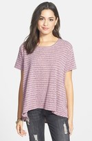 Thumbnail for your product : Chloe K Stripe High/Low Tunic (Juniors)