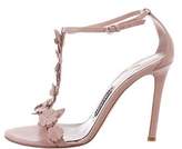 Thumbnail for your product : Tom Ford Leather Floral Sandals
