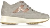 Thumbnail for your product : Hogan Interactive Grey Suede Sneaker