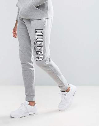 The DUFFER of ST. GEORGE Skinny Joggers In Grey