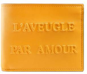 Gucci "L'Aveugle Par Amour" embossed wallet