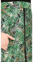 Thumbnail for your product : J. Mendel Metallic Leaf Brocade Skirt