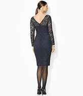 Thumbnail for your product : Lauren Ralph Lauren Sequined Lace Cocktail Dress