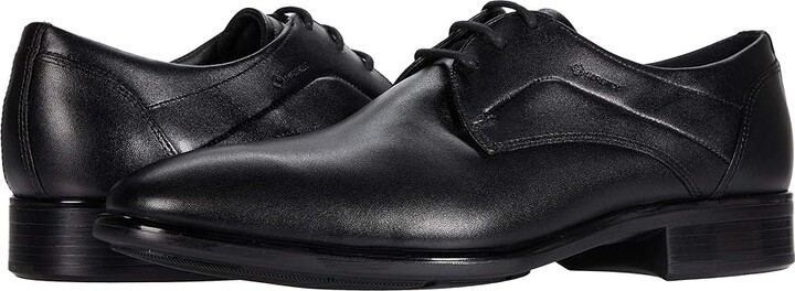 Ecco Citytray GORE-TEX(r) Plain Toe Tie (Black) Men's Shoes - ShopStyle